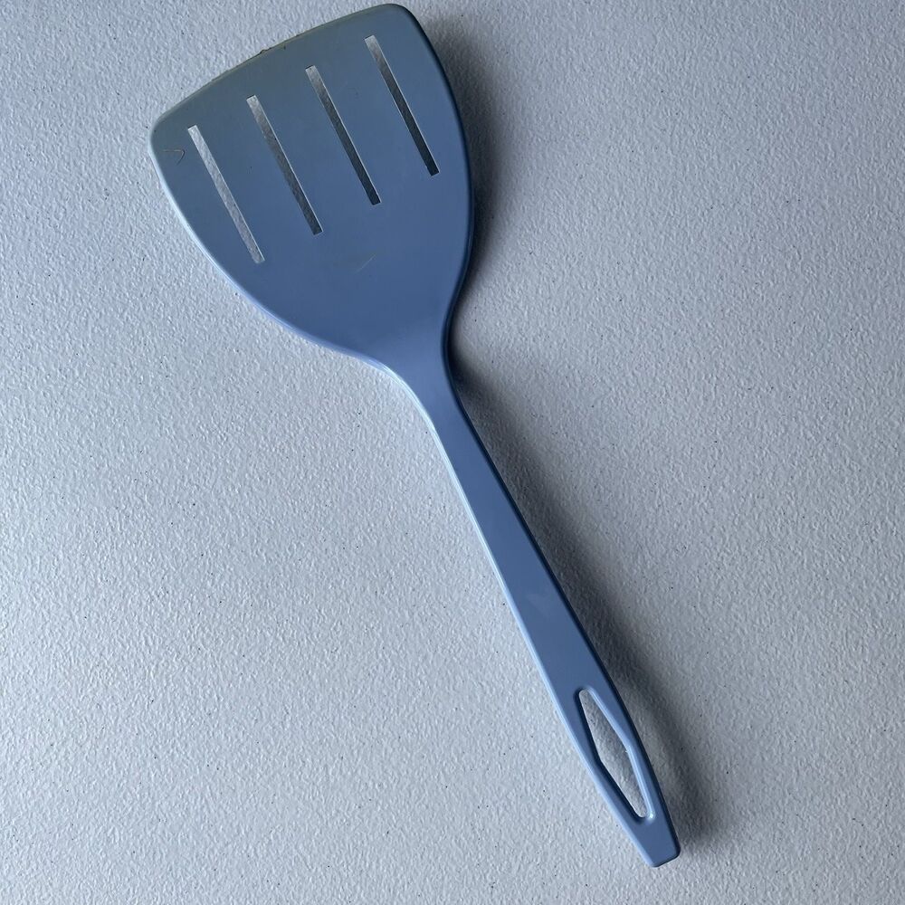 Vtg. Taylor Made Slotted Spatula Flipper Nylon Blue Made in USA Kitchen Utensil